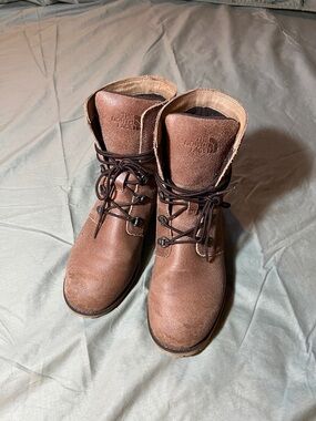 The North Face Brown Suede Lace-Up Ankle Boots